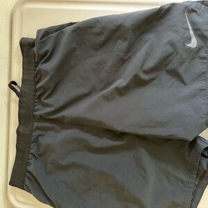 Nike Men's Black Athletic Training Shorts with Swoosh
